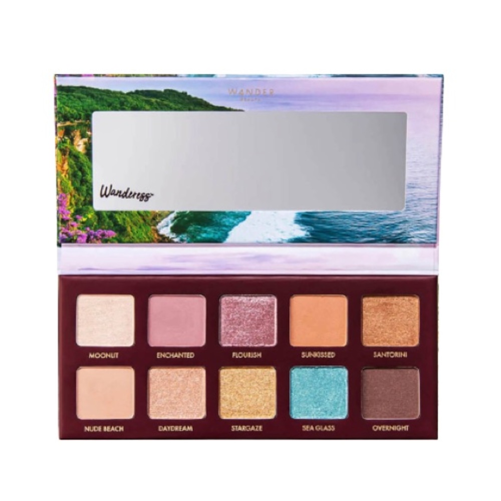 Wander Beauty Wandress Escape Eyeshadow Palette Neutral Pink Brown